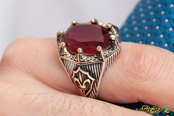 انواع سنگ برای انگشتر مردانه 