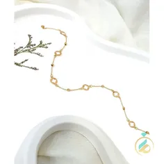 پابند طلا پولکی  ظریف