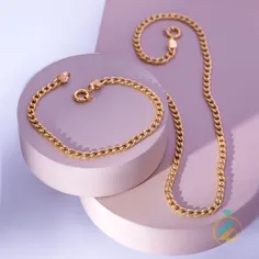 ست گردنبند و دستنبند زنجیری