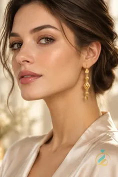 گوشواره طلا مخروطی