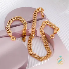 گردنبند و دستبند طلا کارتیر.
