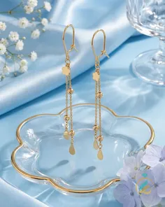 گوشواره آویز طلا مانیا