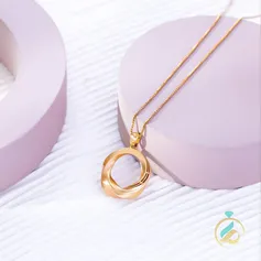 مدال آویز طلا حلقه پیچ