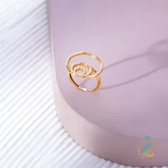 انگشتر طلا گرداب
