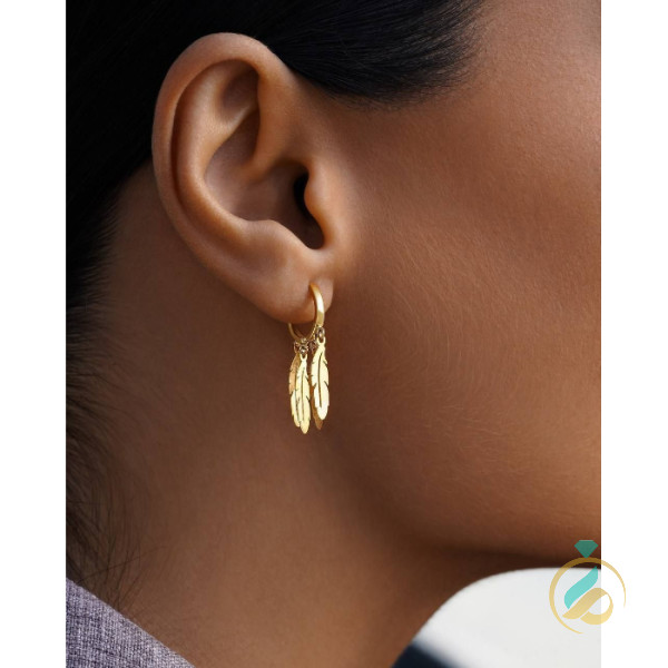 گوشواره طلا لوگو جدید