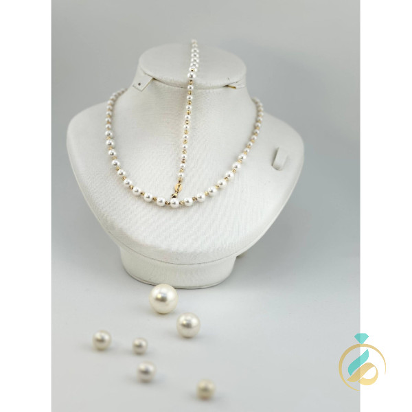 سرویس طلا مروارید سفید