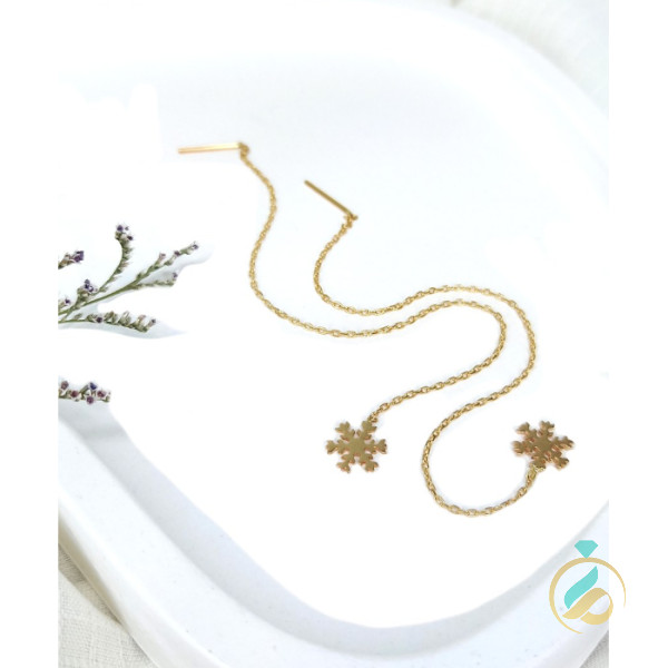 گوشواره بخیه ای ظریف