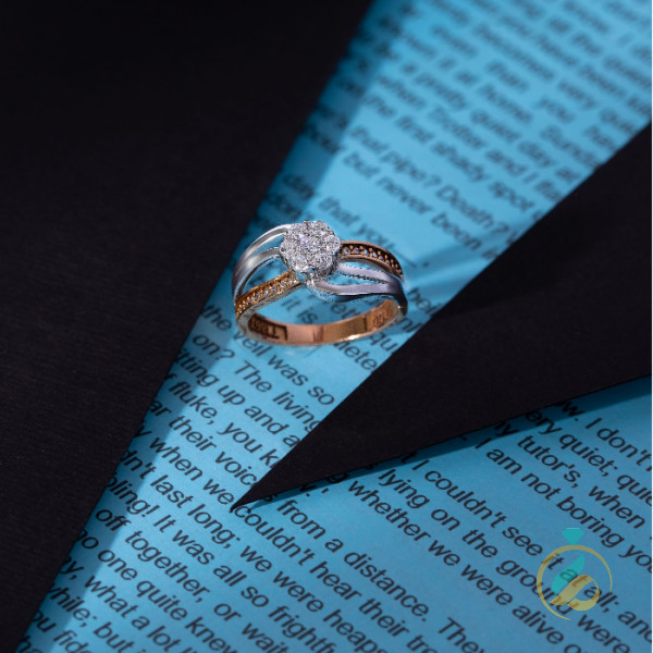 انگشتر طلای  زنانه فلاور