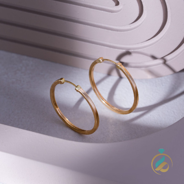 گوشواره طلا حلقه جدید