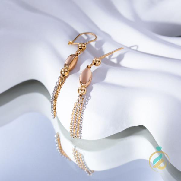 گوشواره طلا آویز سما