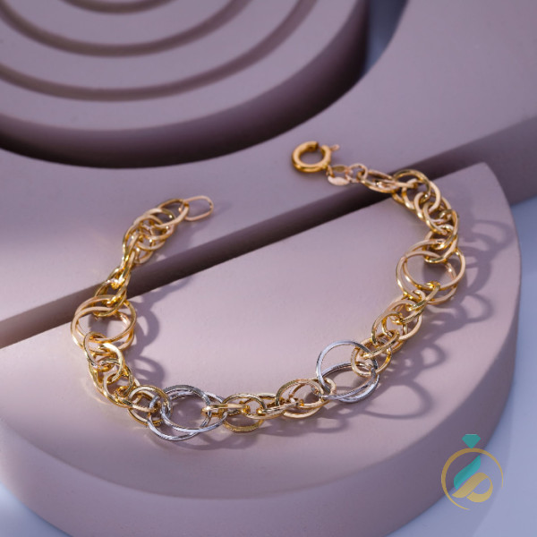 دستبند طلا زرد گیوا