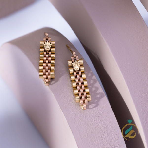 گوشواره رولکس میخی