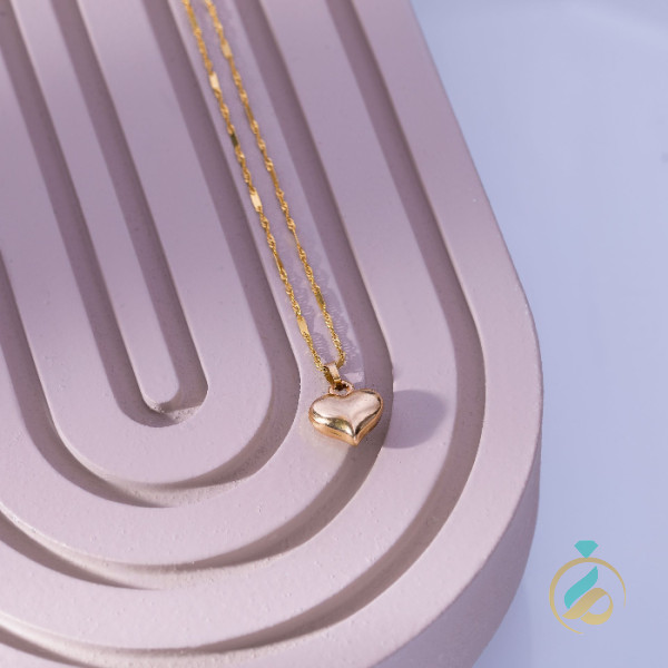 پلاک و زنجیر قلبک