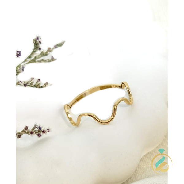 انگشتر ظریف مینیمال طلا