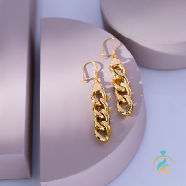 گوشواره طلای آویز کارتیر