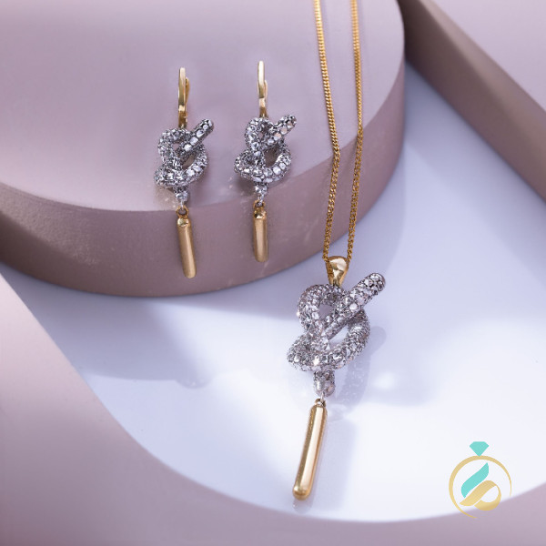 نیمست طلا تراش دورنگ