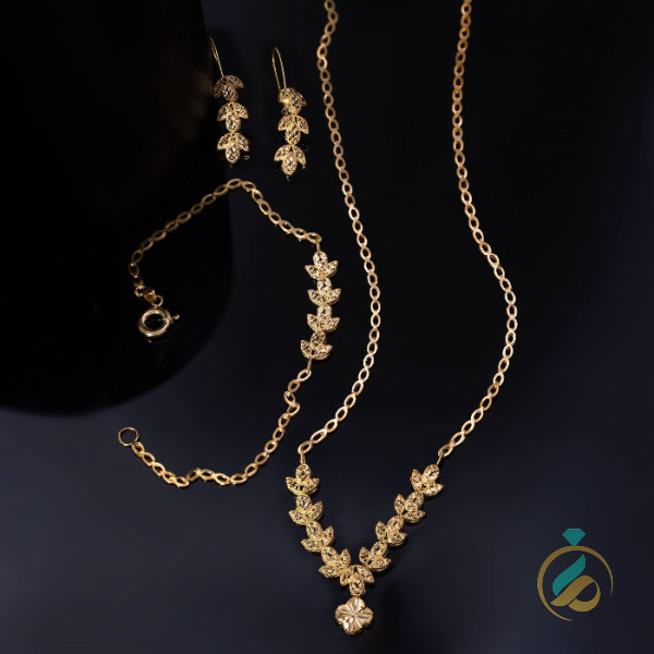 سرویس فول تراش گل زرد