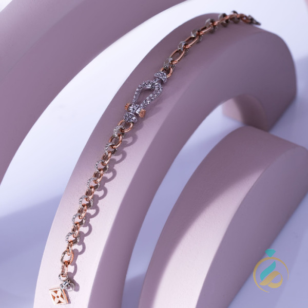 دستبند طلا تراش امگا