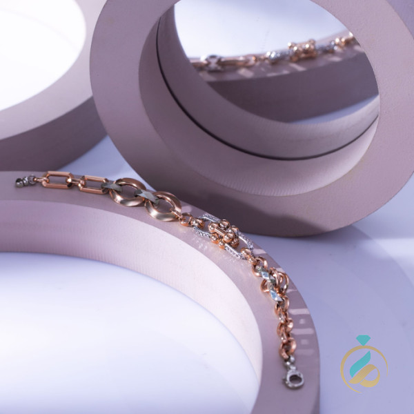 دستبند طلا زنجیری تیفانی