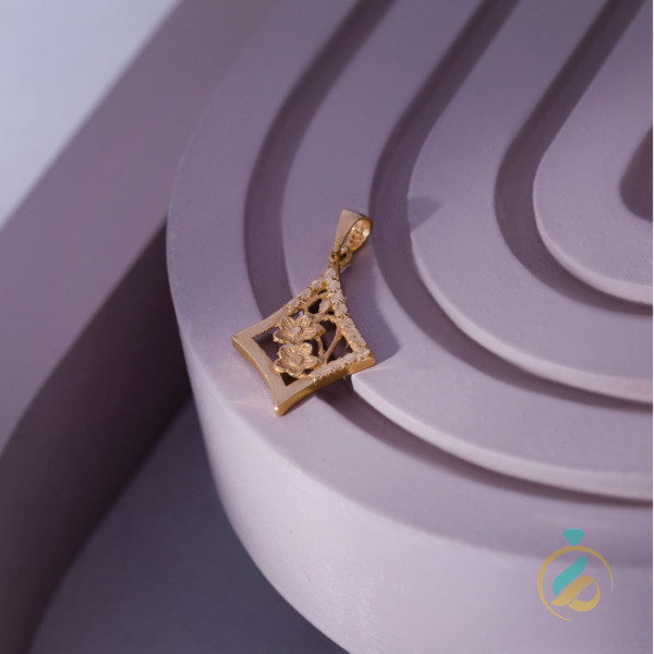 مدال آویز قاب گل