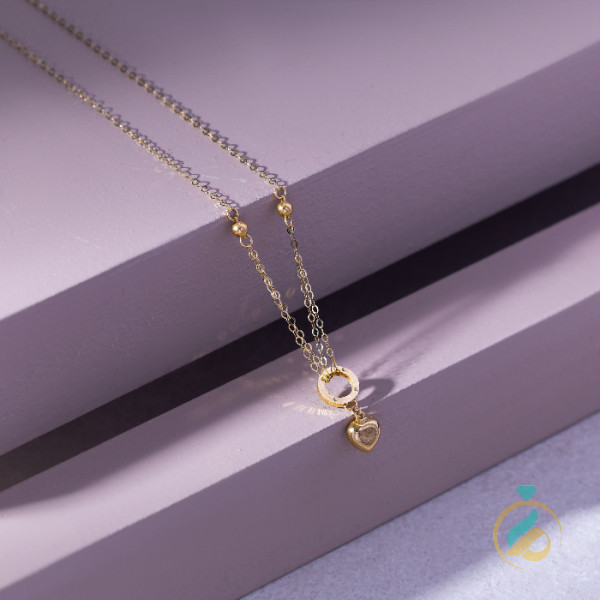 گردنبند مینیمال زنجیری قلبک
