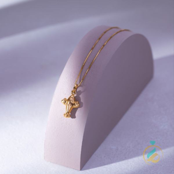 گردنبند طلا مینیمال هواپیما