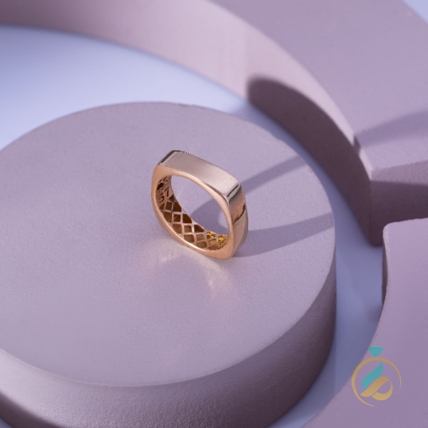 انگشتر طلا زرد تلویزیونی