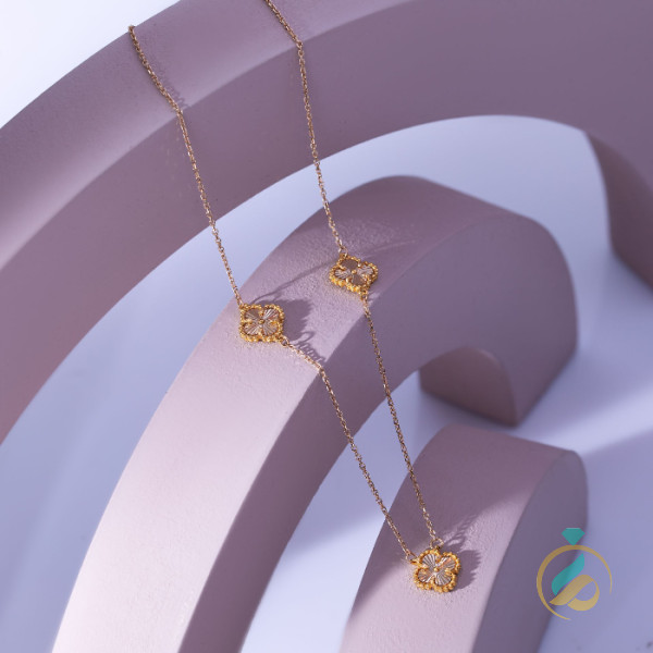 گردنبند طلا تراش ونکیلف