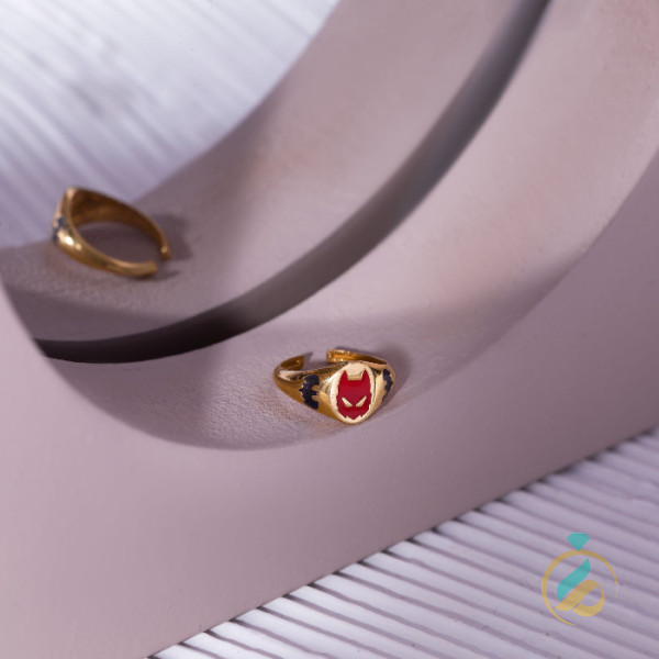 انگشتر طلا بچگانه بتمن