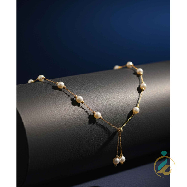 گردنبند طلا مروارید