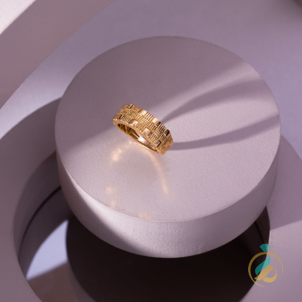 انگشتر طلا طرح حضیری