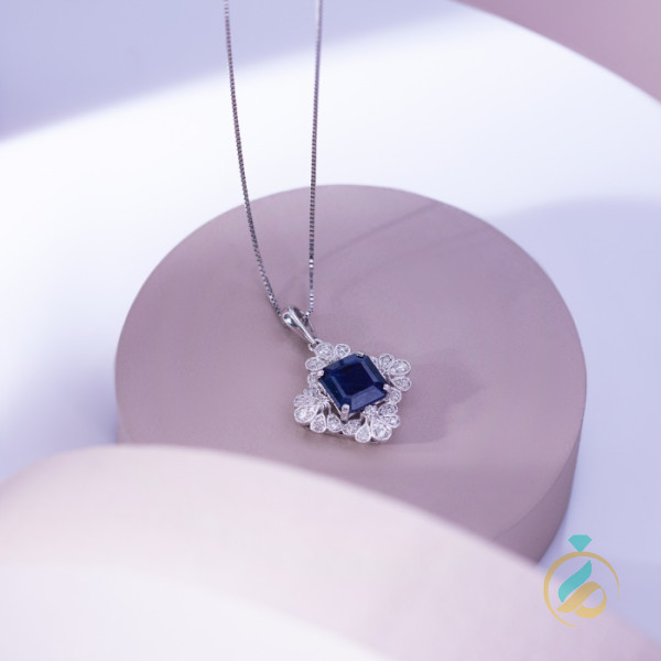 گردنبند طلا لاجورد