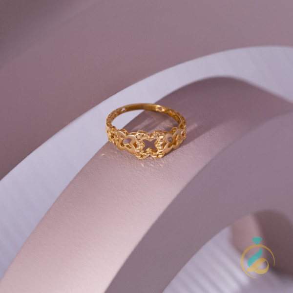 انگشتر طلا تراش ستاره