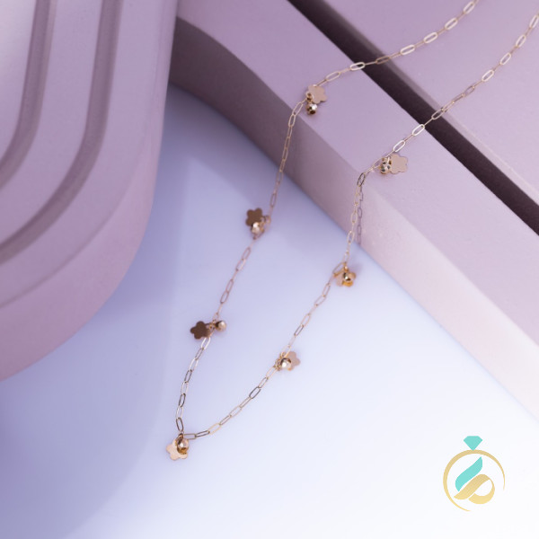 گردنبند طلا آویز ونکلیف.