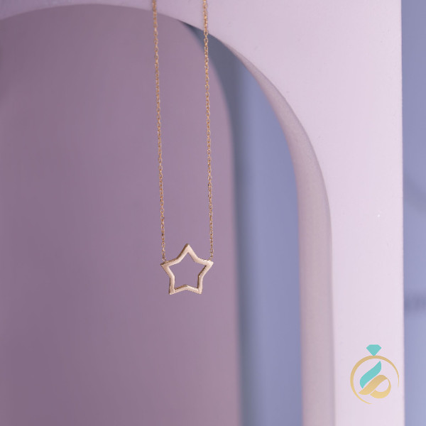 گردنبند طلا مینیمال ستاره