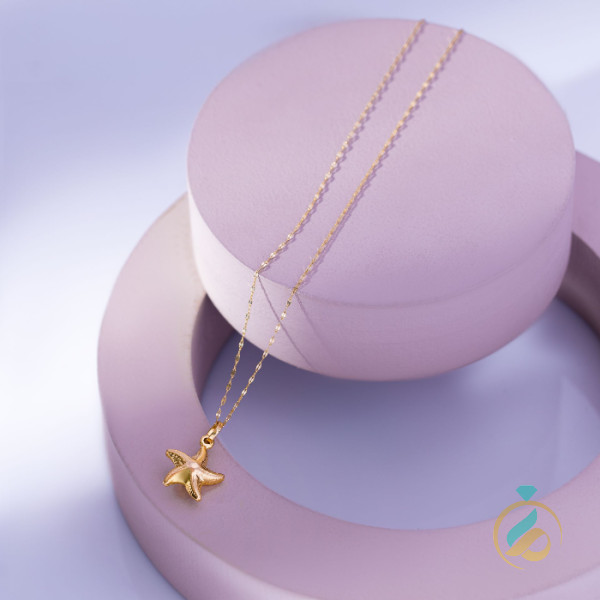 گردنبند طلا ستاره دریایی.