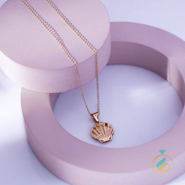 گردنبند طلا ضدف طلایی