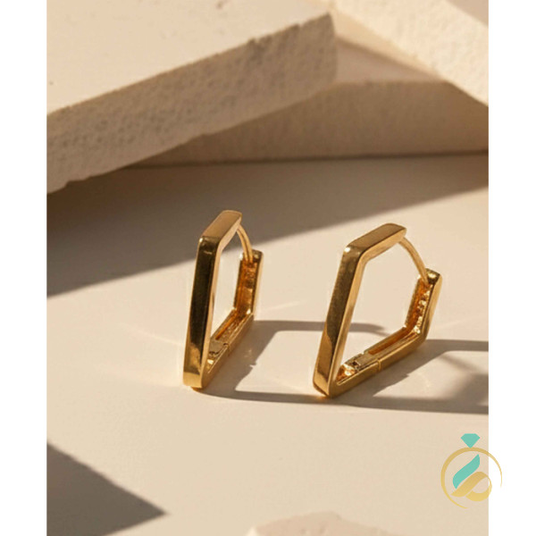 گوشواره طلا مثلثی کوچک