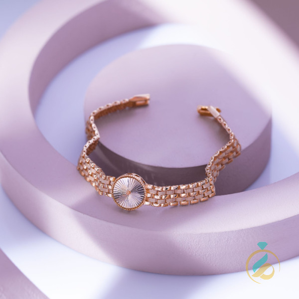 دستبند .طلا طرح ساعت