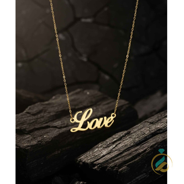 گردنبند طلا لاو فانتزی