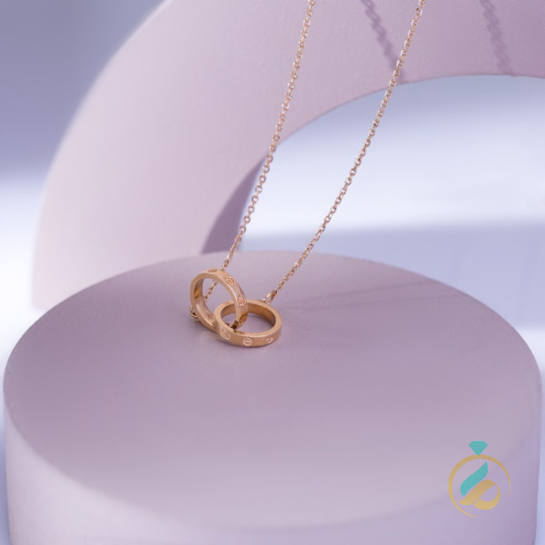 گردنبند مینیمال حلقه کارتیر
