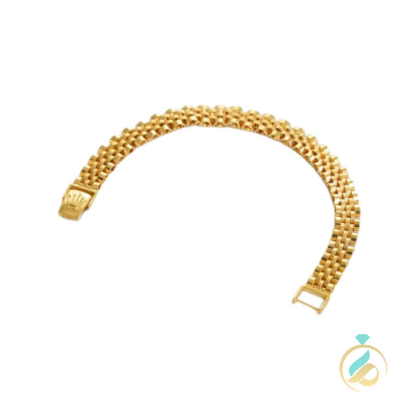 دستبند طلا رولکس مات و براق