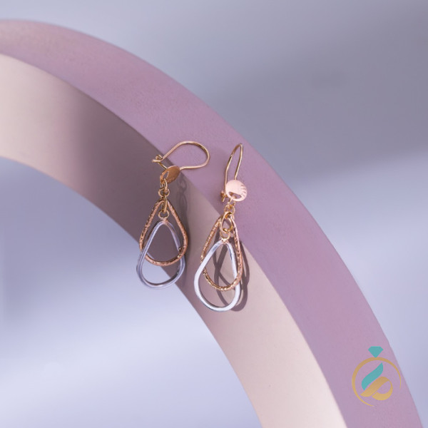 گوشواره طلا آویز اشکی