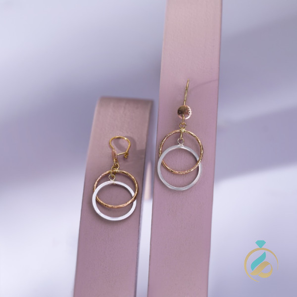 گوشواره طلا رینگ لایت