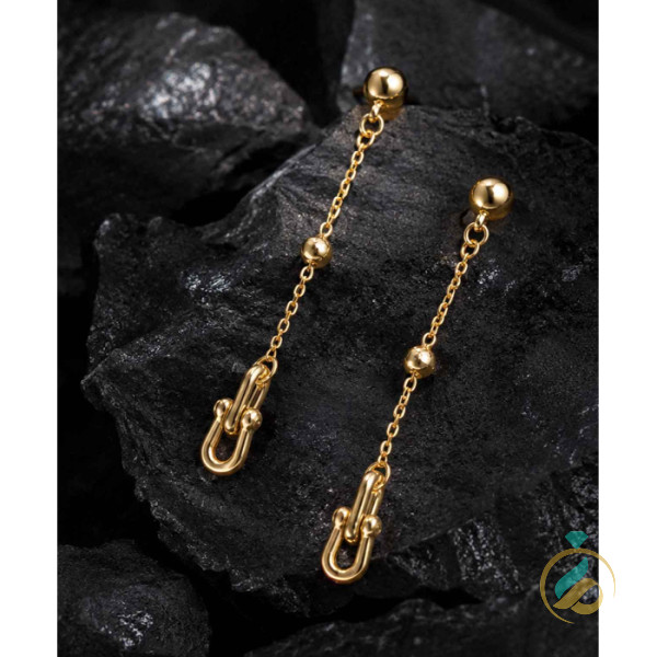 گوشواره آویز طلا تیفانی ظریف