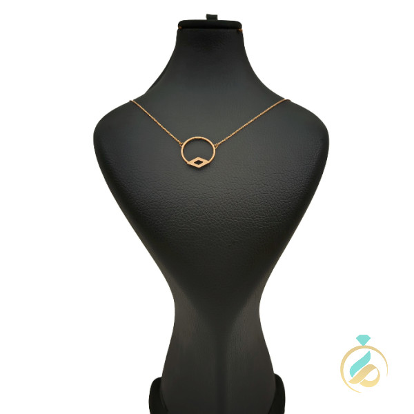 گردنبند طلا-طرح دایره