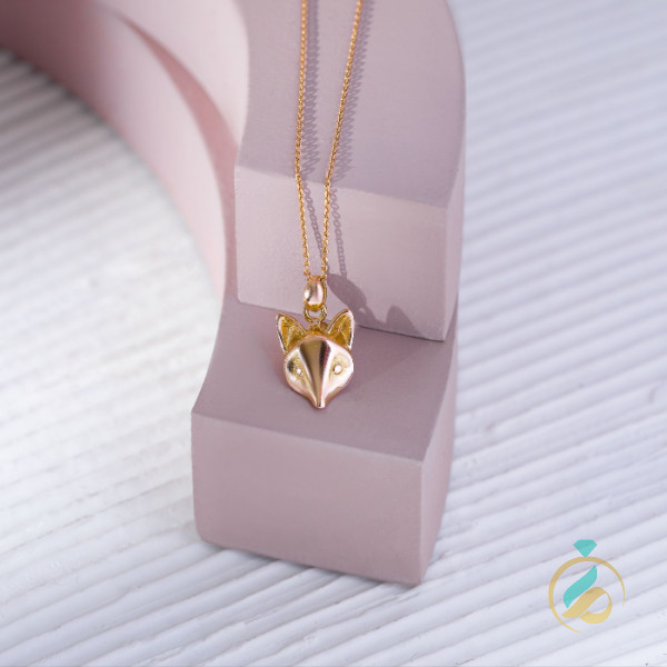 گردنبند طلا روباه ولپی