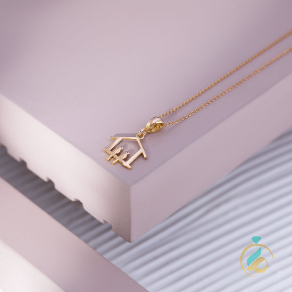 گردنبند طلا آشیان مهر