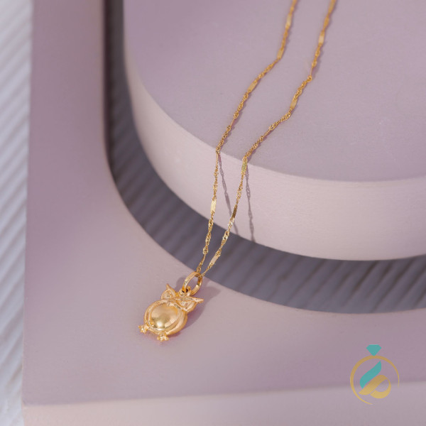گردنبند طلا جغد اولیو