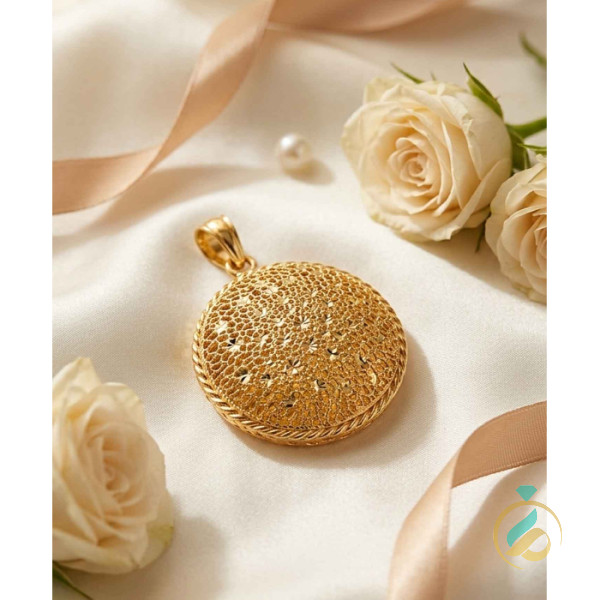 مدال طلا لیزری دایره ای